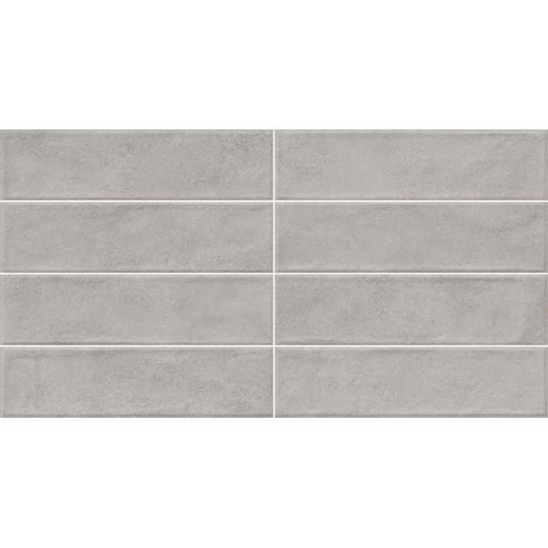 Azulejo relieve Zero Ceniza mate 31,6x60 de Geotiles efecto cemento