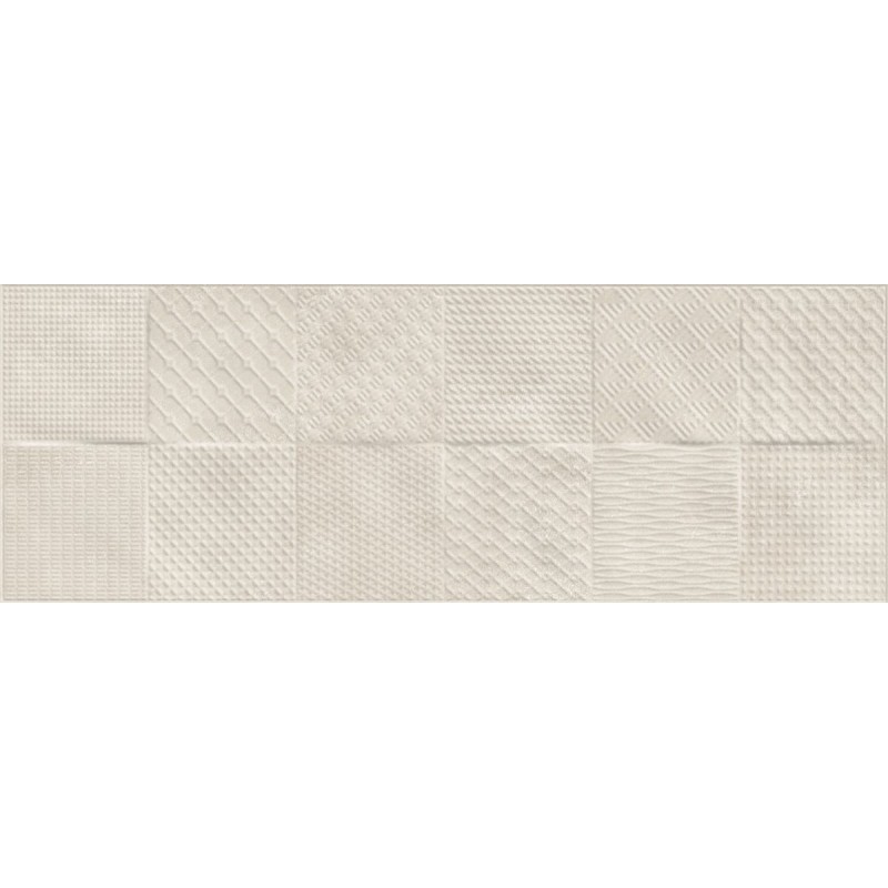 Azulejo relieve Zero Arena mate 25x70 de Geotiles efecto cemento