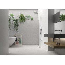 Azulejo Zero Perla mate 25x70 de Geotiles efecto cemento