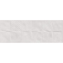 Azulejo relieve Zero Perla mate 25x70 de Geotiles efecto cemento
