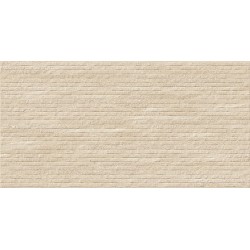 Azulejo relieve Eddystone Arena mate 60x120 de Geotiles efecto piedra