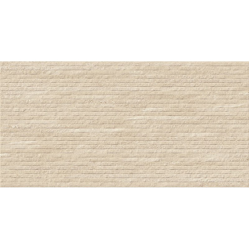 Azulejo relieve Eddystone Arena mate 60x120 de Geotiles efecto piedra