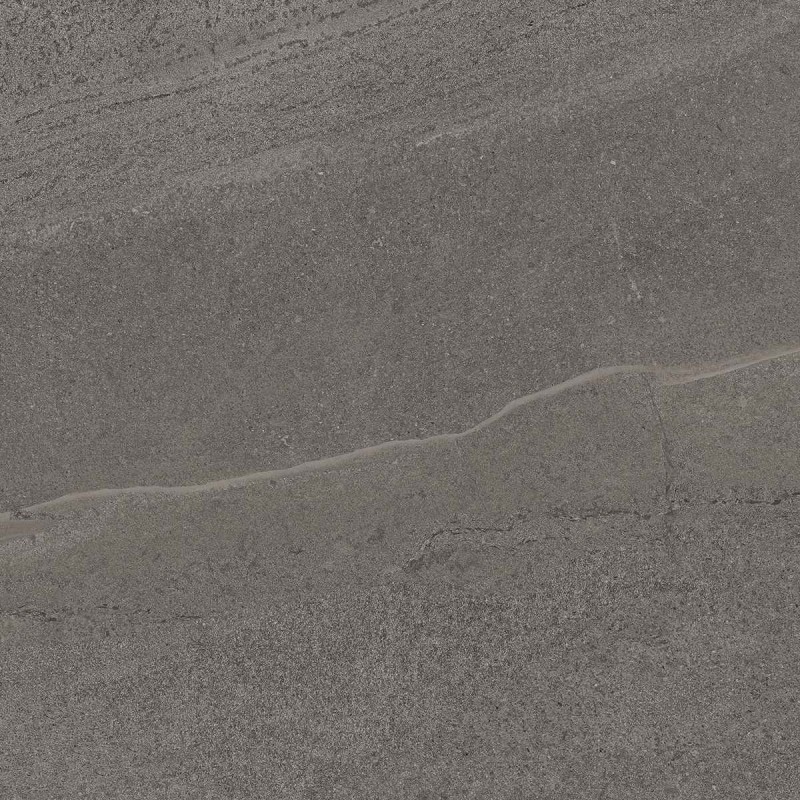 Azulejo Eddystone Gris mate 60,8x60,8 de Geotiles efecto piedra