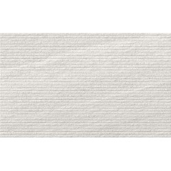 Azulejo relieve Eddystone Blanco mate 33,3x55 de Geotiles efecto piedra