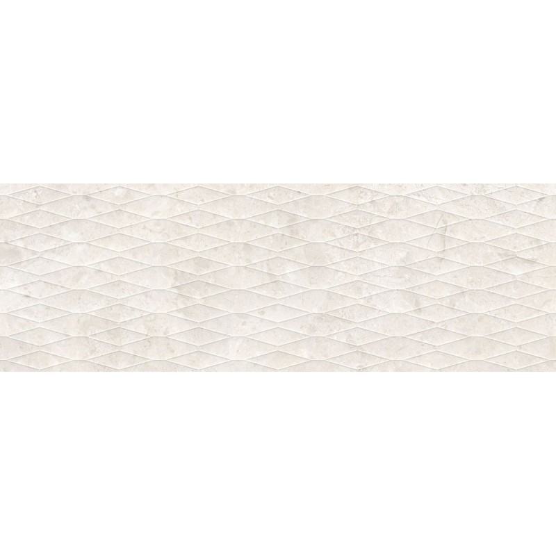 Azulejo revestimiento cerámico Ardara White Diamond 33.3x100cm de Peronda