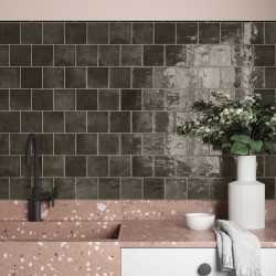 Azulejo efecto Monocolor Verticale de Equipe para Baño,Residencial