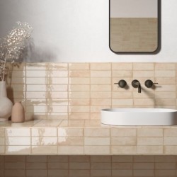 Azulejo efecto Monocolor Bohemian de Equipe para Baño,Residencial