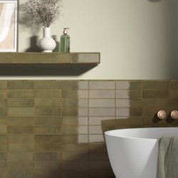 Azulejo efecto Monocolor Bohemian de Equipe para Baño,Residencial