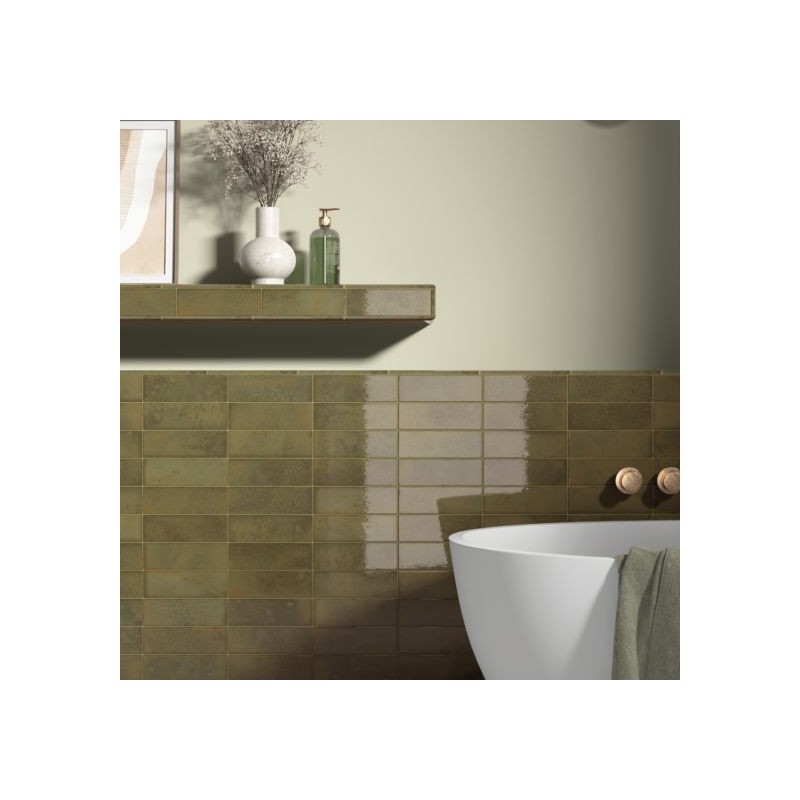 BOHEMIAN BRONZE GREEN 6X18,6