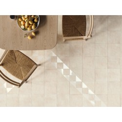 Azulejo porcelánico Kora White Mate 22.3x22.3 de Harmony