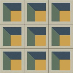 Azulejo efecto Hidráulico Surf de Vives para Baño,Cocina,Residencial