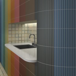 Azulejo efecto Monocolor Surf de Vives para Baño,Cocina,Decoración