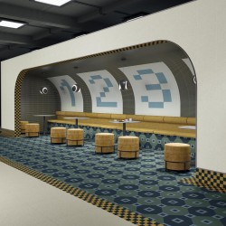 Azulejo efecto Hidráulico Surf de Vives para Baño,Cocina,Residencial