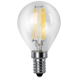 BOMBILLA LED ESF. FILAMENTO E14 4W. FRIA