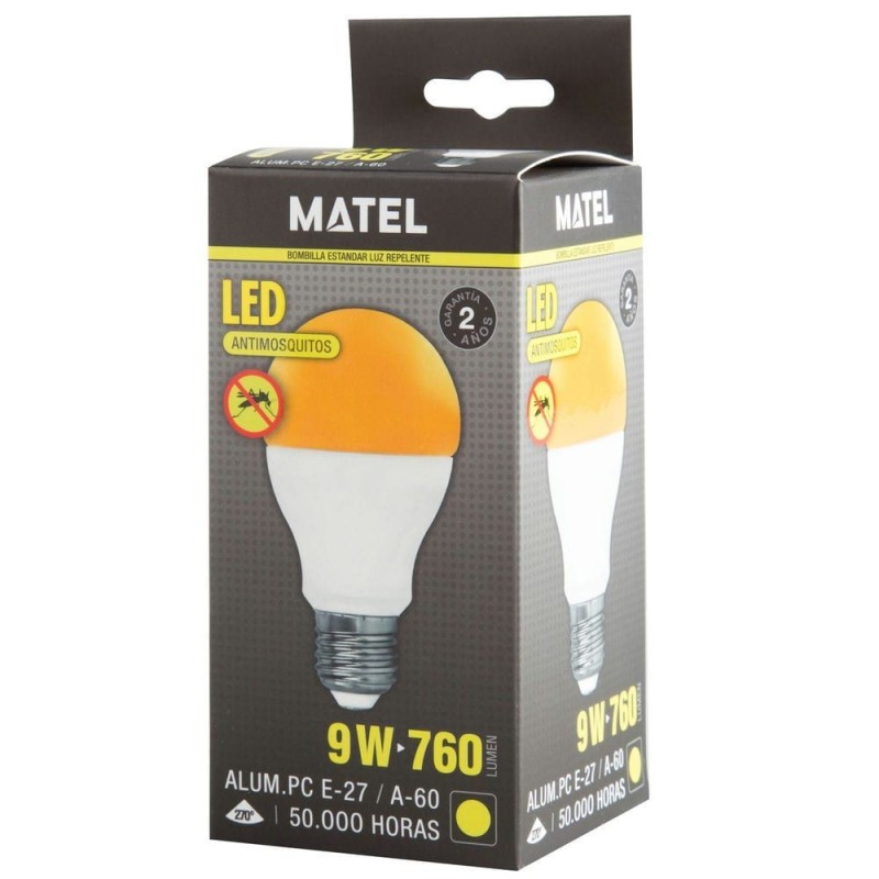 Bombilla LED E27 9 W Anti-mosquito Matel