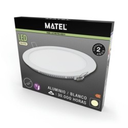 DOWNLIGHT LED REDONDO BLANCO 6 W. NEUTRA