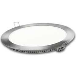 DOWNLIGHT LED REDONDO PLATA 15 W. CALIDA