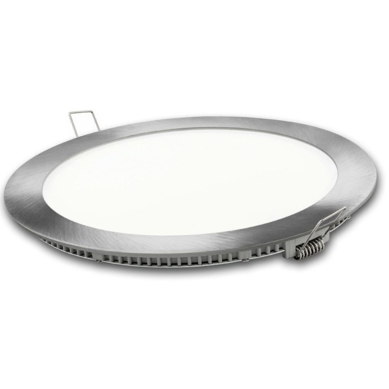 DOWNLIGHT LED REDONDO PLATA 15 W. CALIDA