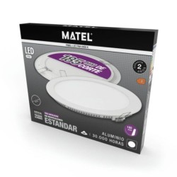 DOWNLIGHT LED 185 MM. BLANCO 18 W. FRIA