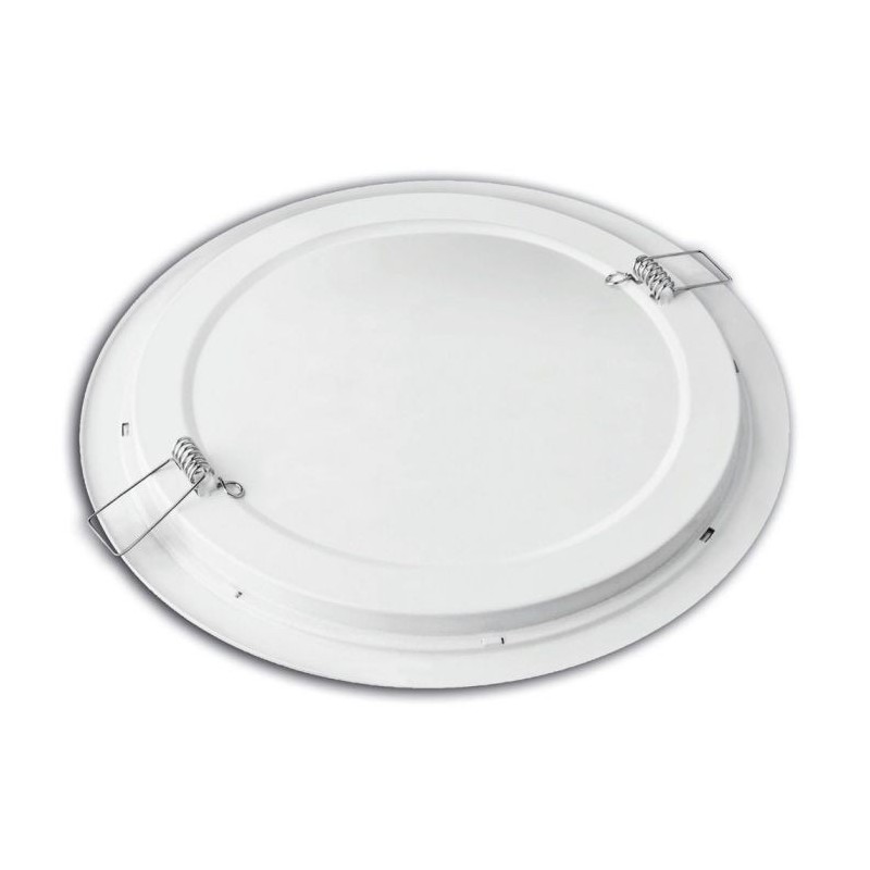 Downlight LED Redondo Plano 18 W Blanco Luz Fría