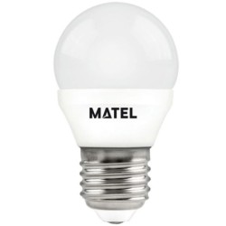 BOMBILLA LED ESFERICA E27 5 W. NEUTRA