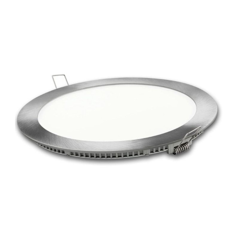 DOWNLIGHT LED REDONDO PLATA 24 W. NEUTRA