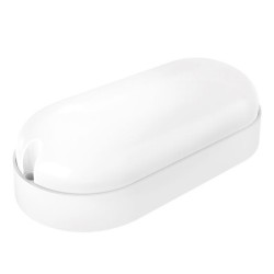 APLIQUE LED OVAL BLANCO IP65 9 W. FRIA