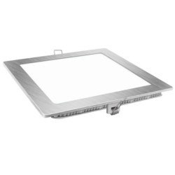 DOWNLIGHT LED CUAD. PLATA 6 W. NEUTRA