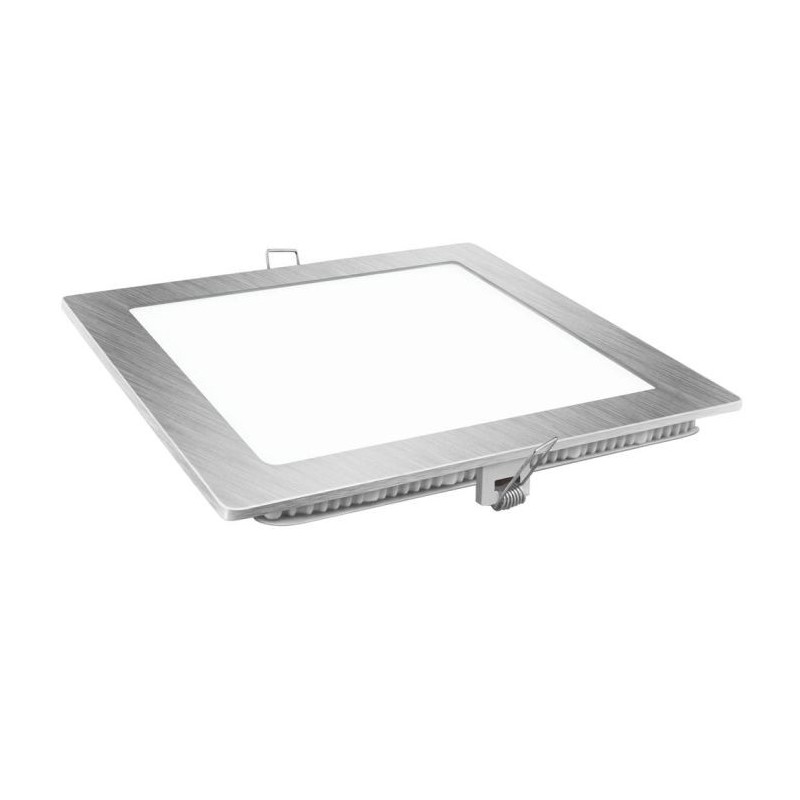 DOWNLIGHT LED CUAD. PLATA 6 W. NEUTRA