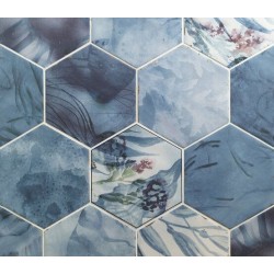 Azulejo efecto Hidráulico Souk de Ape para Baño,Cocina,Residencial,Exterior,Piscina