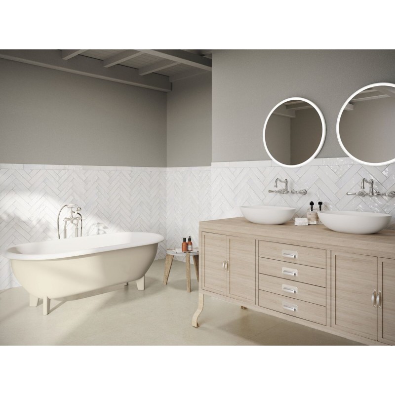 SOROLLA WHITE BRILLO 6X24,6