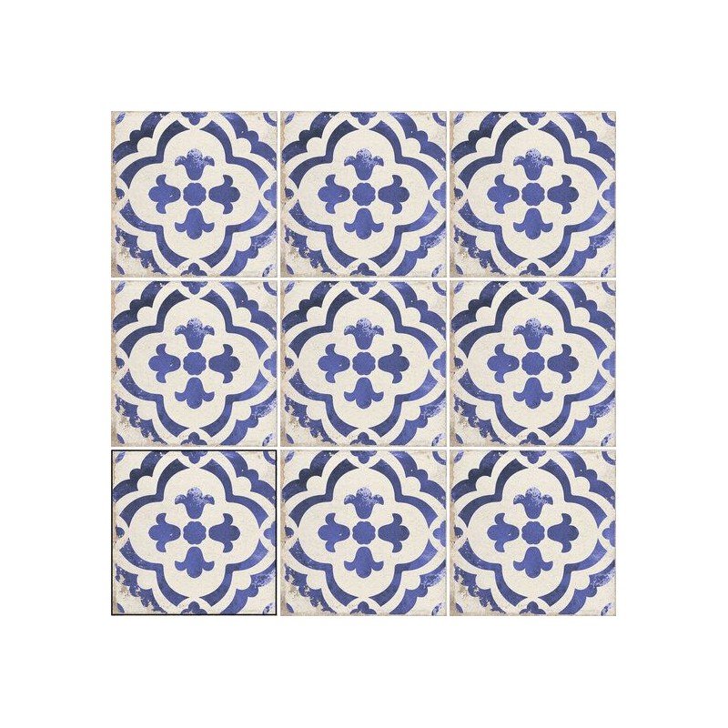 VILLAGE MONTE BLUE ANTIDESLIZANTE 15X15