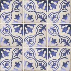 VILLAGE IRUELA BLUE ANTIDESLIZANTE 15X15