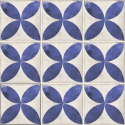 VILLAGE DAROCA BLUE ANTIDESLIZANTE 15X15