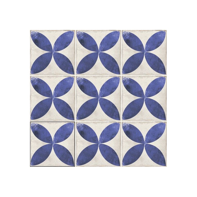 VILLAGE DAROCA BLUE ANTIDESLIZANTE 15X15