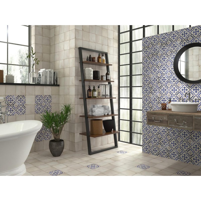 VILLAGE DAROCA BLUE ANTIDESLIZANTE 15X15