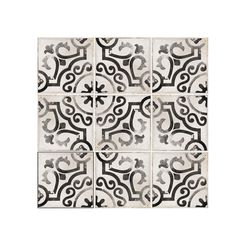 VILLAGE RANCHO BLACK ANTIDESLIZANTE 15X15