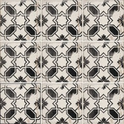 VILLAGE CALETA BLACK ANTIDESLIZANTE 15X15