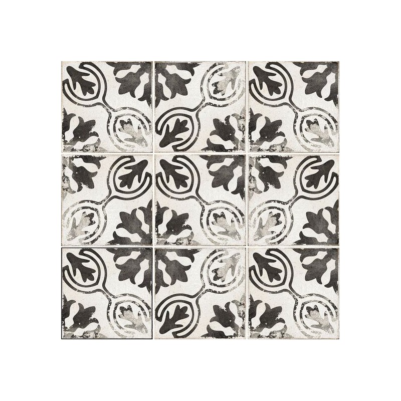 VILLAGE IRUELA BLACK ANTIDESLIZANTE 15X15