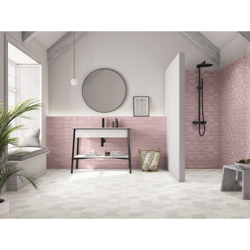 ACQUARELLA INCISION ROSE MATE 20X20