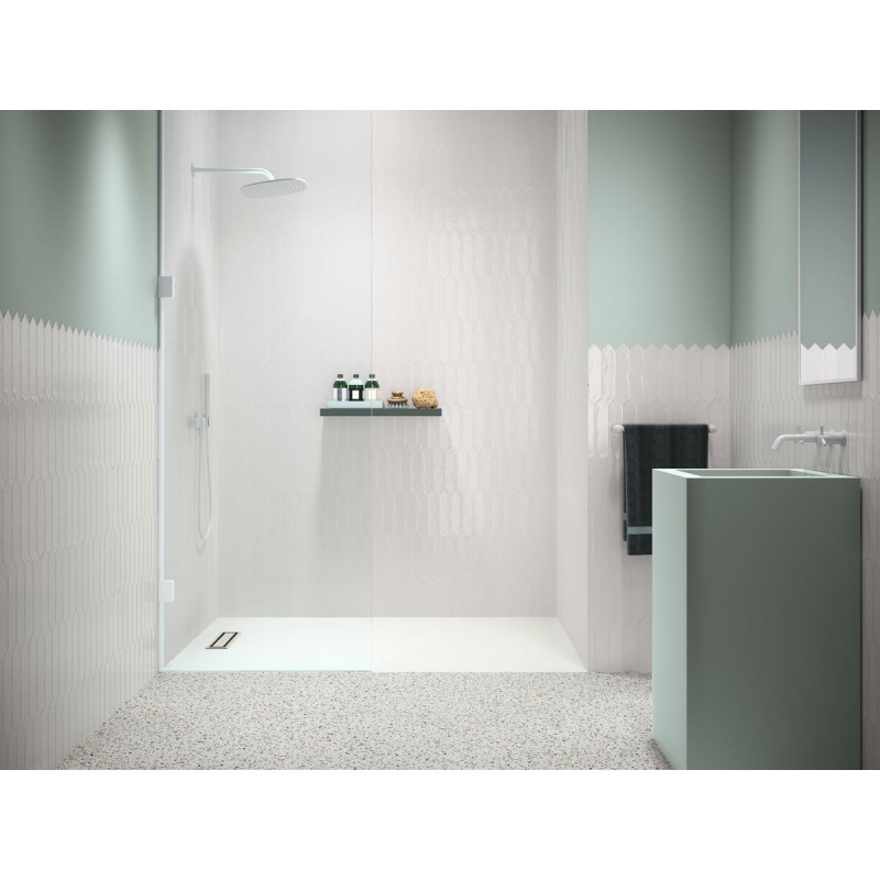 CONTEMPORARY PICKET MODERN WHITE MATE 6X26