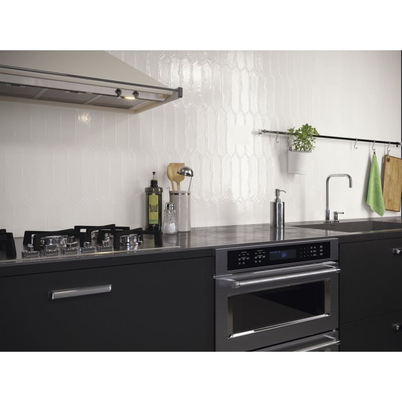 CONTEMPORARY PICKET MODERN WHITE MATE 6X26