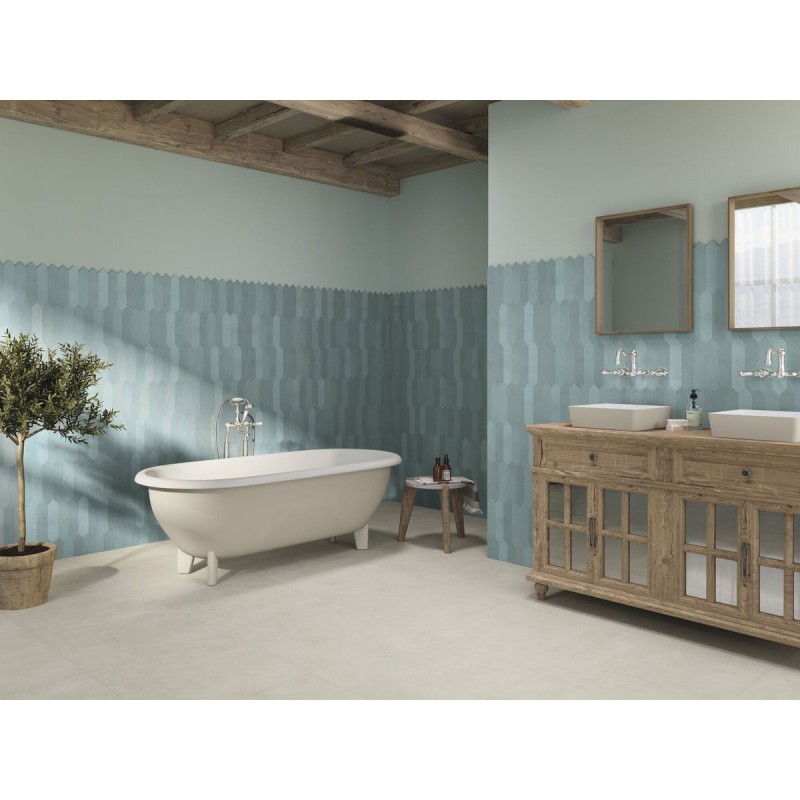 CONTEMPORARY PICKET MODERN AQUA SEA MATE 6X26