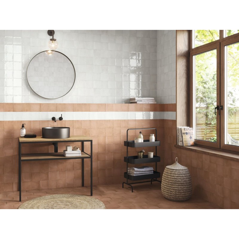 FAYENZA HEXAGON CLAY SALMON ANTIDESLIZANTE 17,5X20,2