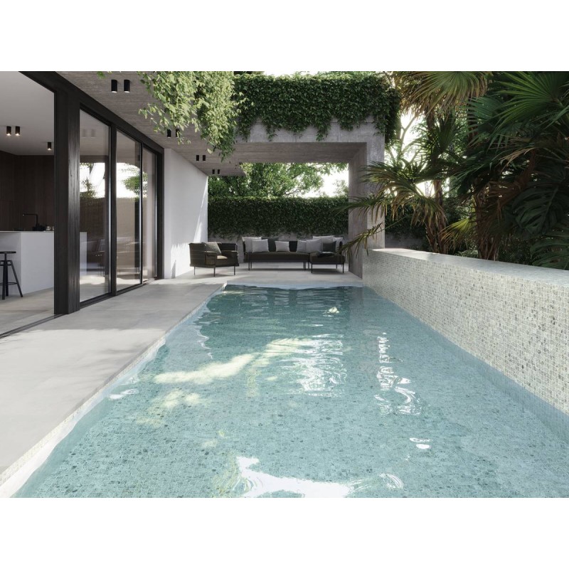 HIJAU GLASS MOSAIC GREEN 31,5X39,6