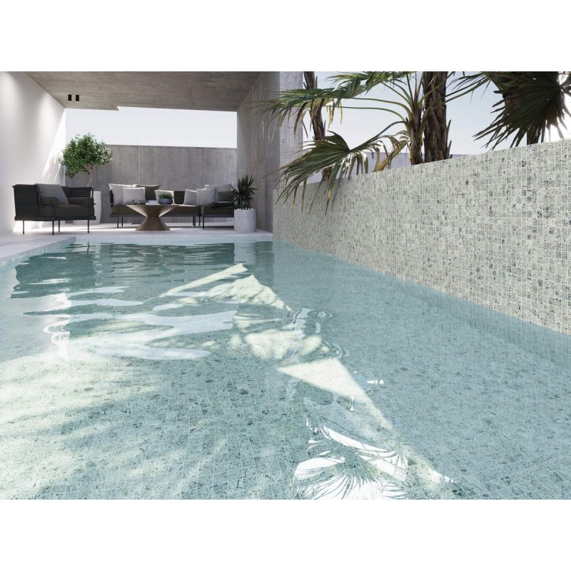 HIJAU GLASS MOSAIC GREEN 31,5X39,6