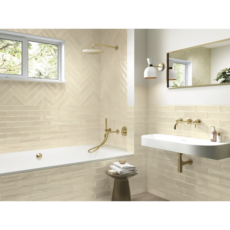 MUD INCISION IVORY BRILLO 20X20