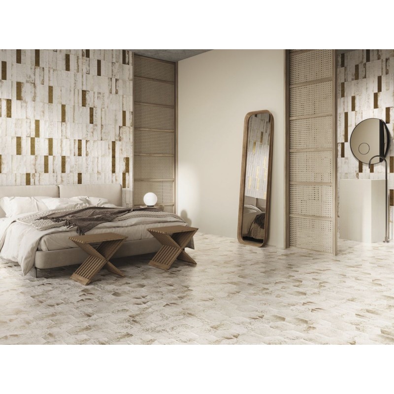 MAGNETISM HEXA WHITE ANTIDESLIZANTE 13,9X16