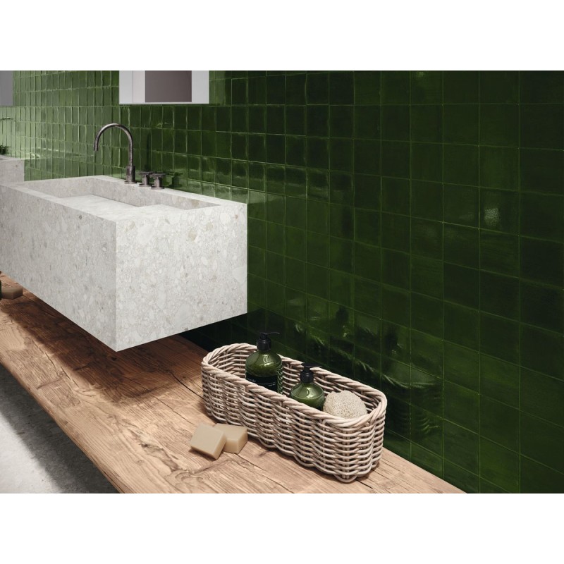 NOUR DARK GREEN BRILLO 10X10