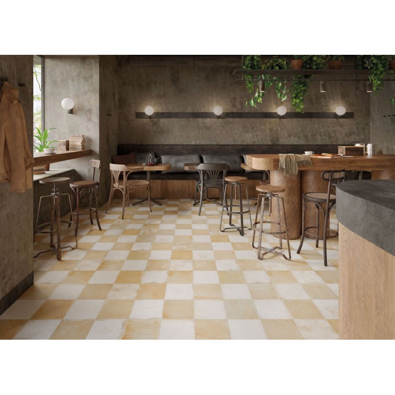 FS CHECKER SAND 45X45